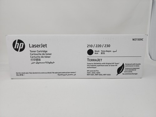 Genuine HP W2150XC (210X) Black High-Yield Toner – Factory Sealed