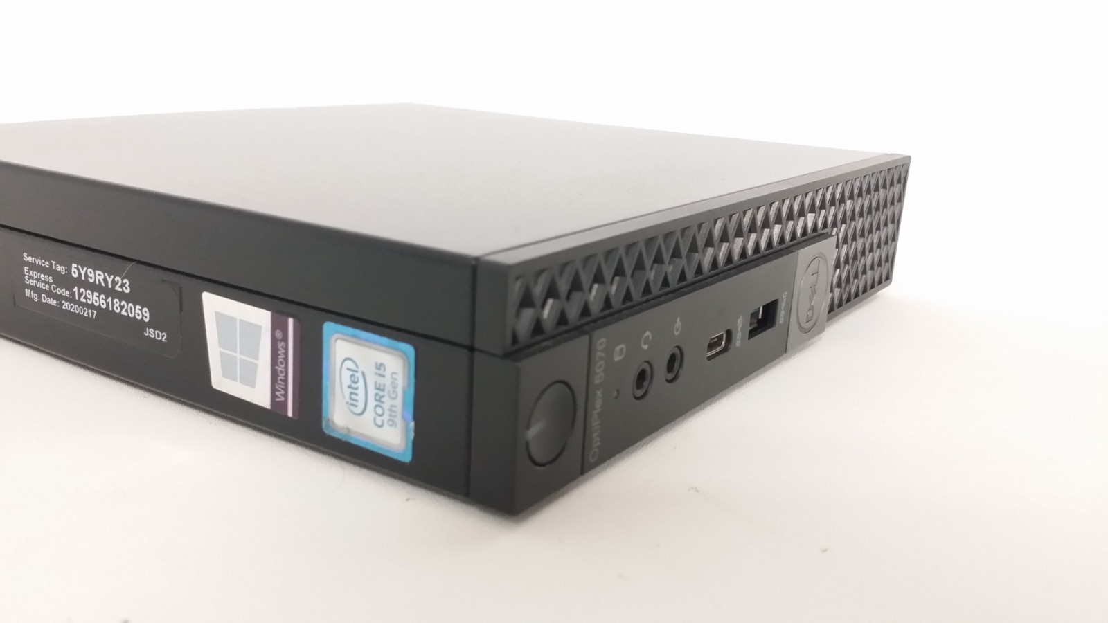 Dell OptiPlex 5070 Micro, Intel Core i5-9500T, 16GB RAM, 256GB SSD, WIN 11 PRO