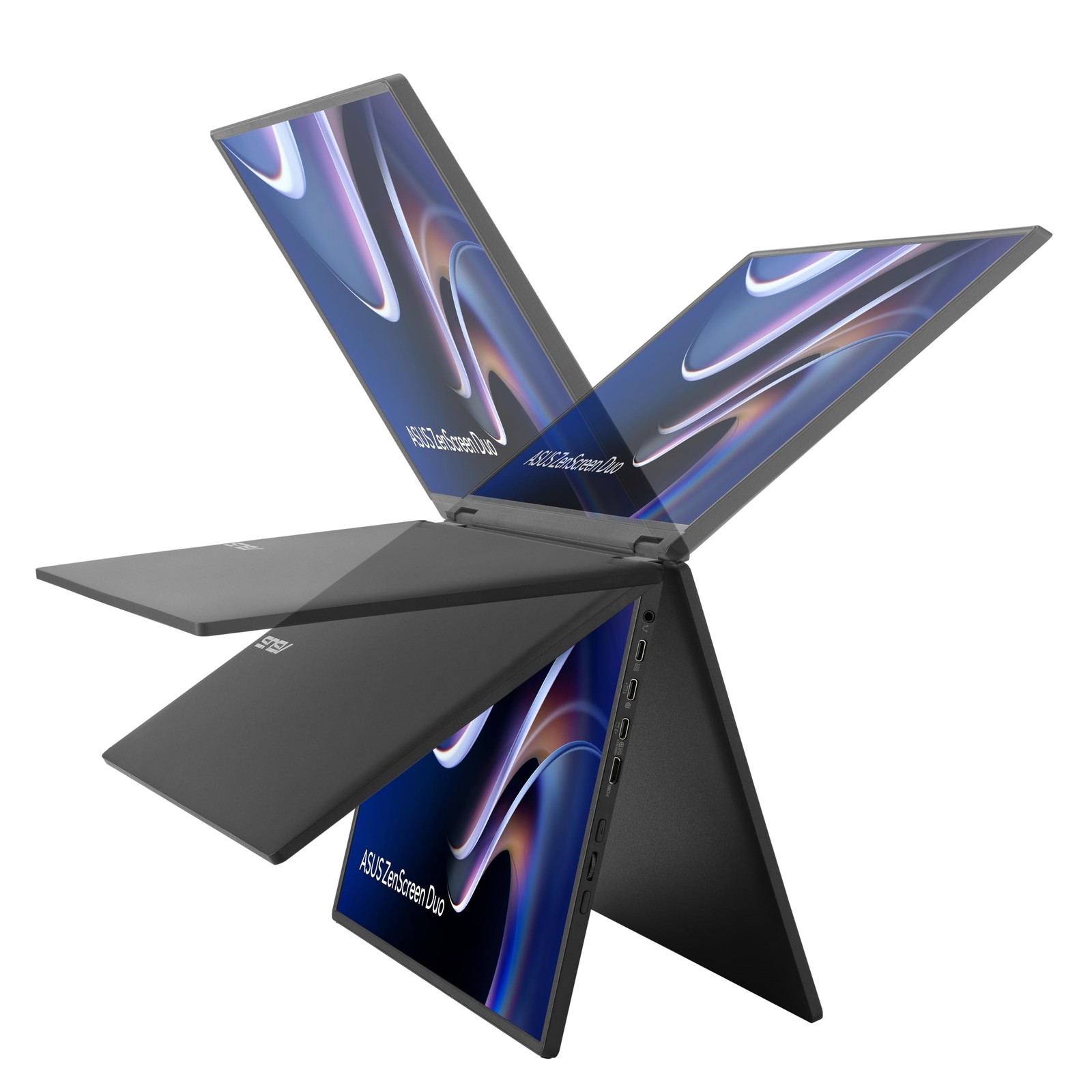 ASUS ZenScreen Duo 14″ Portable Dual Screen Monitor MB14FCD