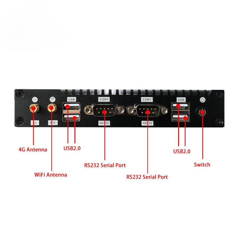 Desktop Dual Lan Android 11 4G Module Interface Fanless AI Edge Computer