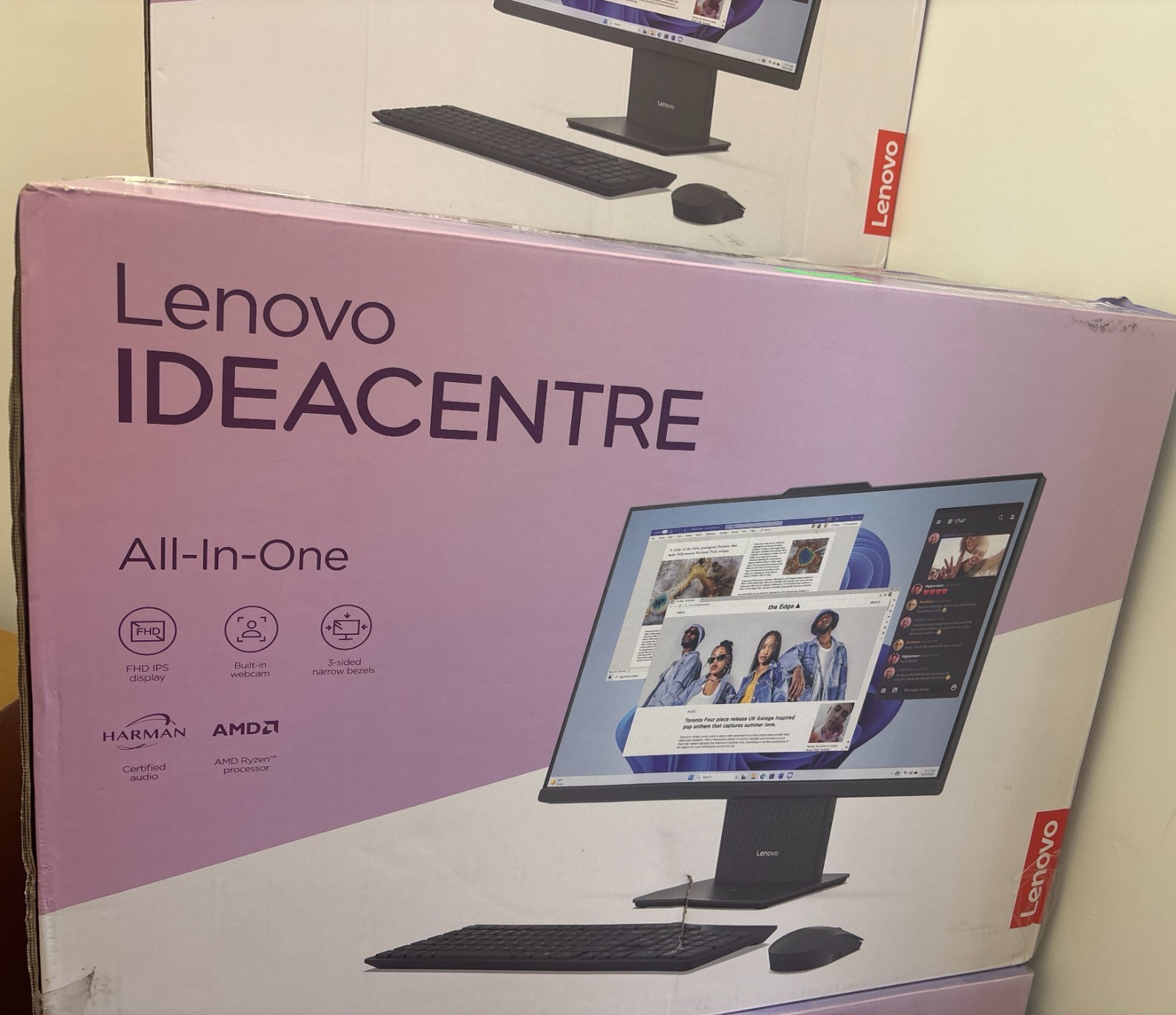 Lenovo IdeaCentre AIO 27ARR9 27” Touchscreen All-in-One Desktop AMD Ryzen 16GB