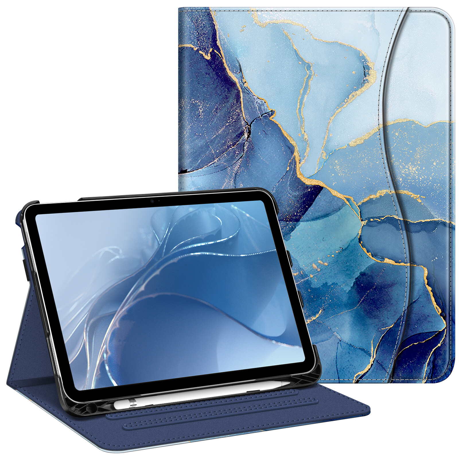 Case for iPad 10th Generation (2022) Multi-Angle Viewing Stand Protective Cover