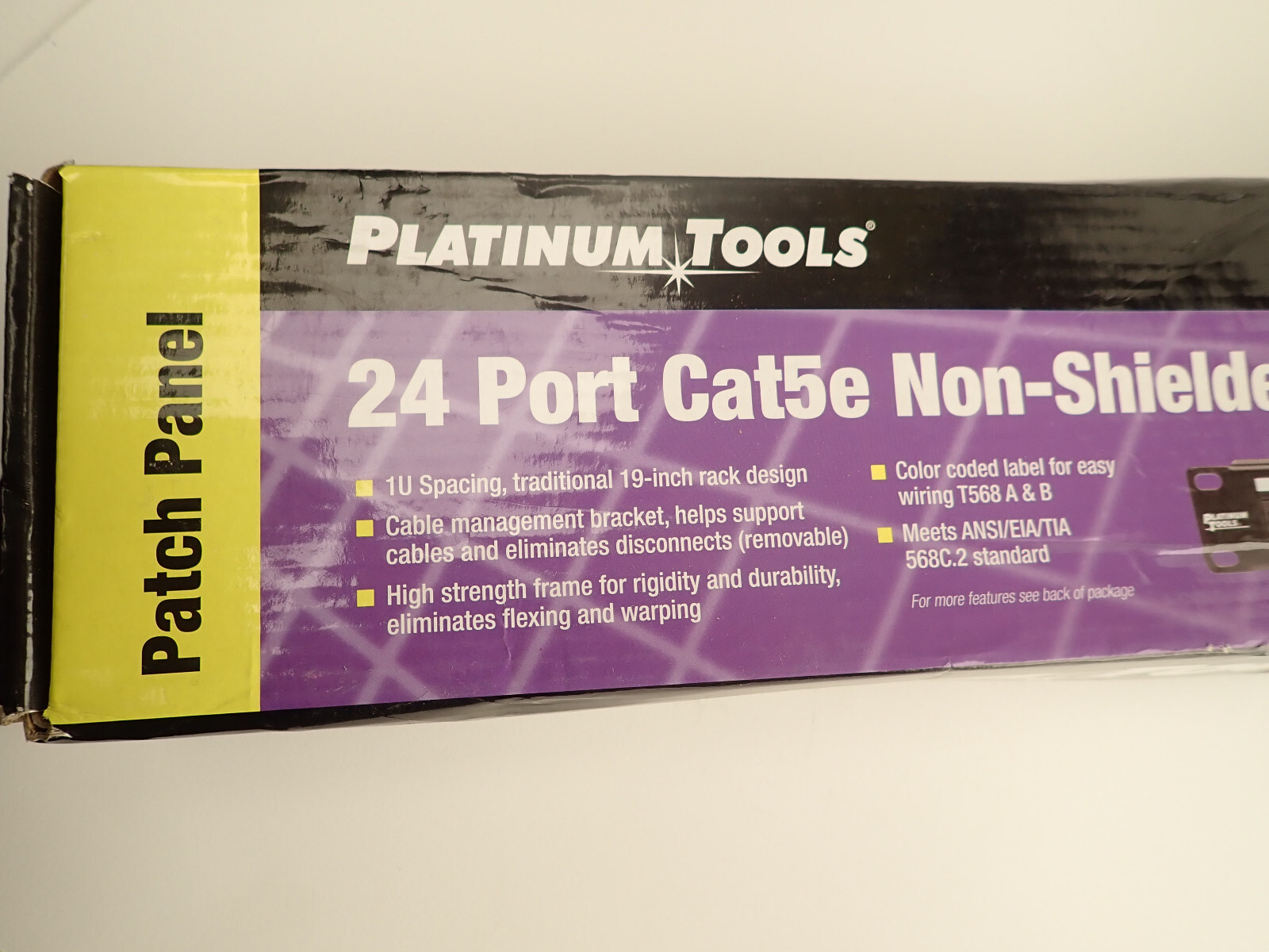 1 – 24 Port Cat5e Non-Shielded Patch Panel P/N 651-24C5