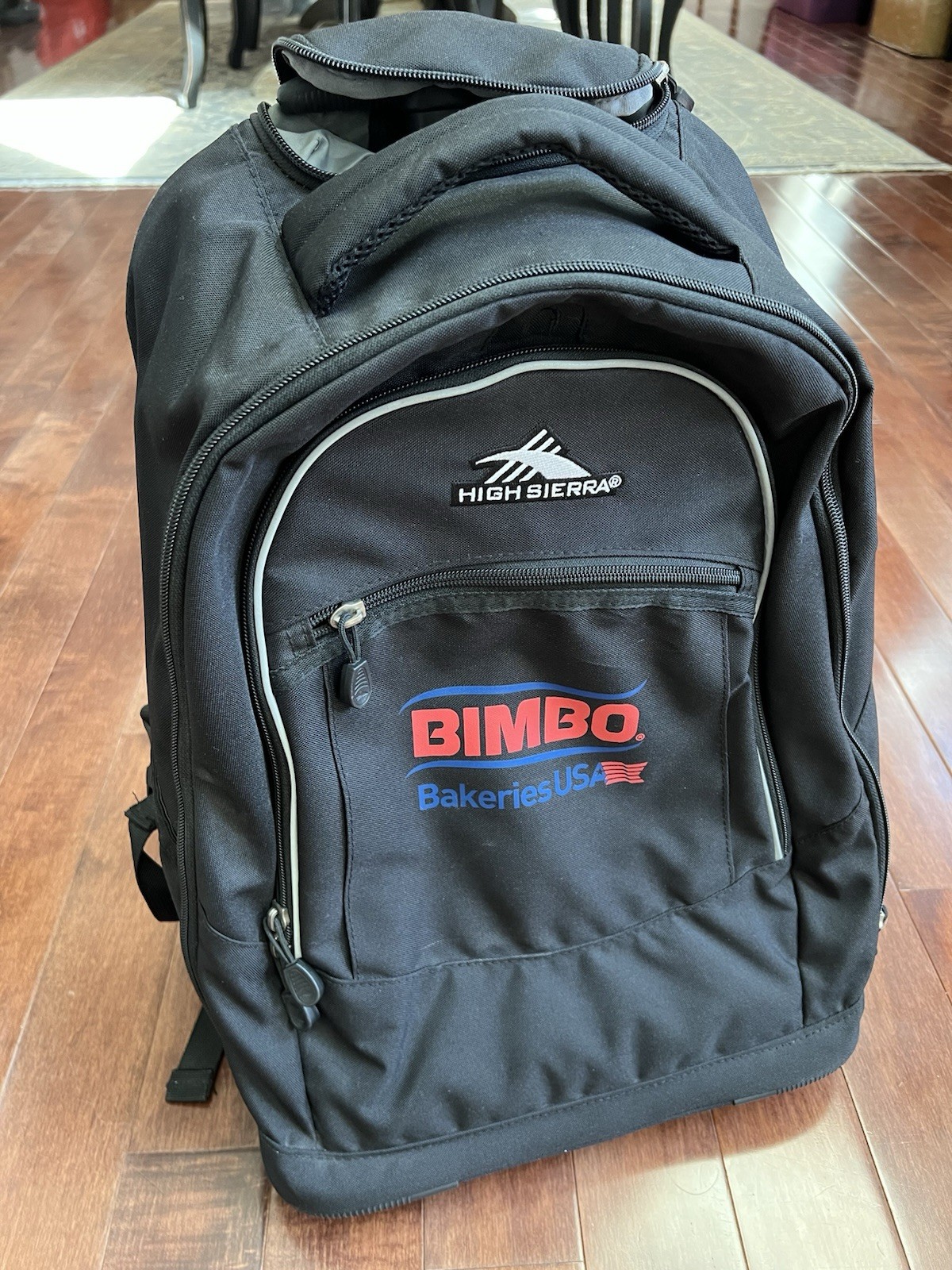 High Sierra Rolling Backpack with Laptop Sleeve, One Size