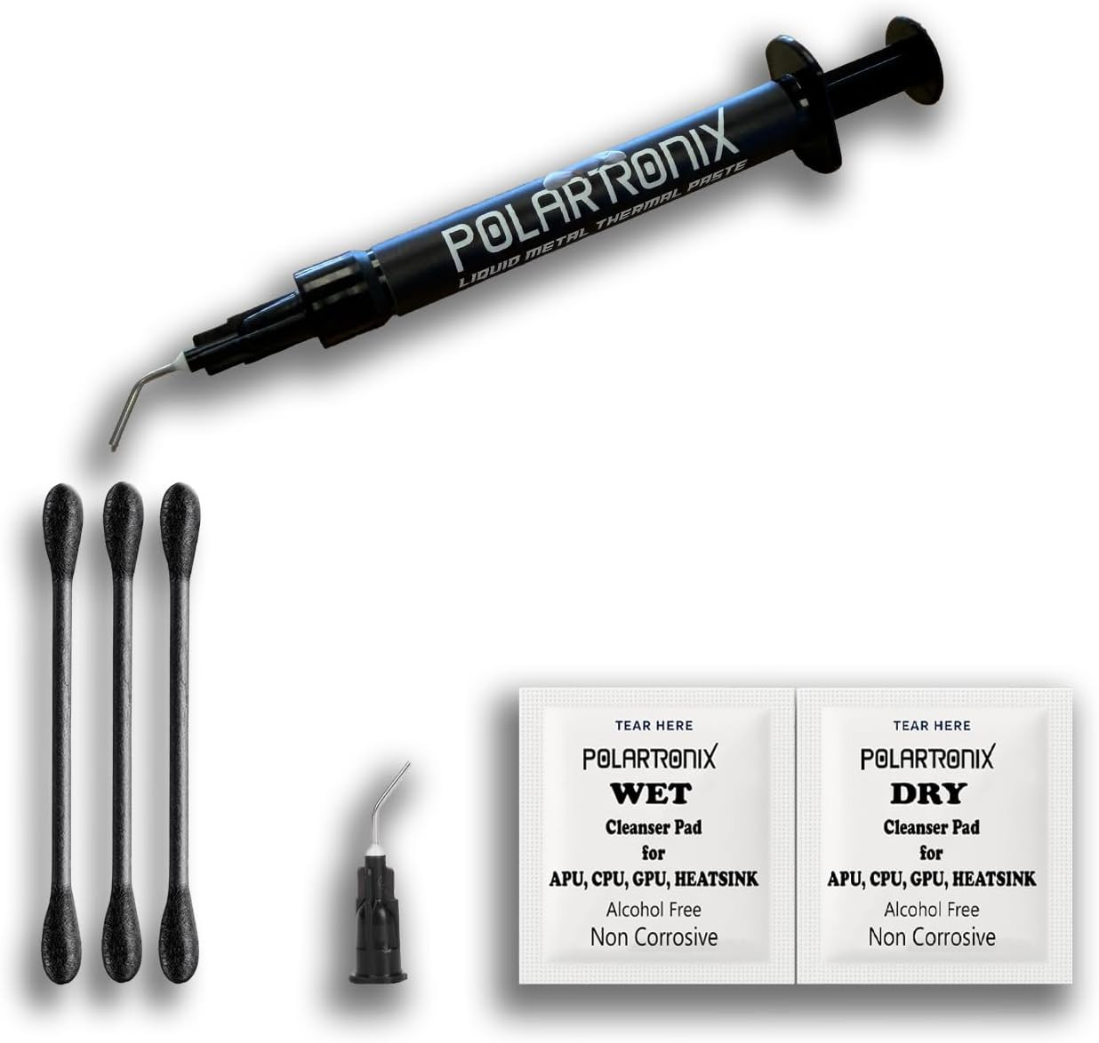 Polartronix Liquid Metal Thermal Paste – 1 Gram – Made in USA – Liquid Metal for