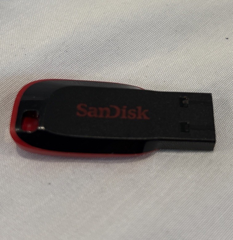 sanDisk Cruzer Blade USB 8 GB FLASH DRIVE