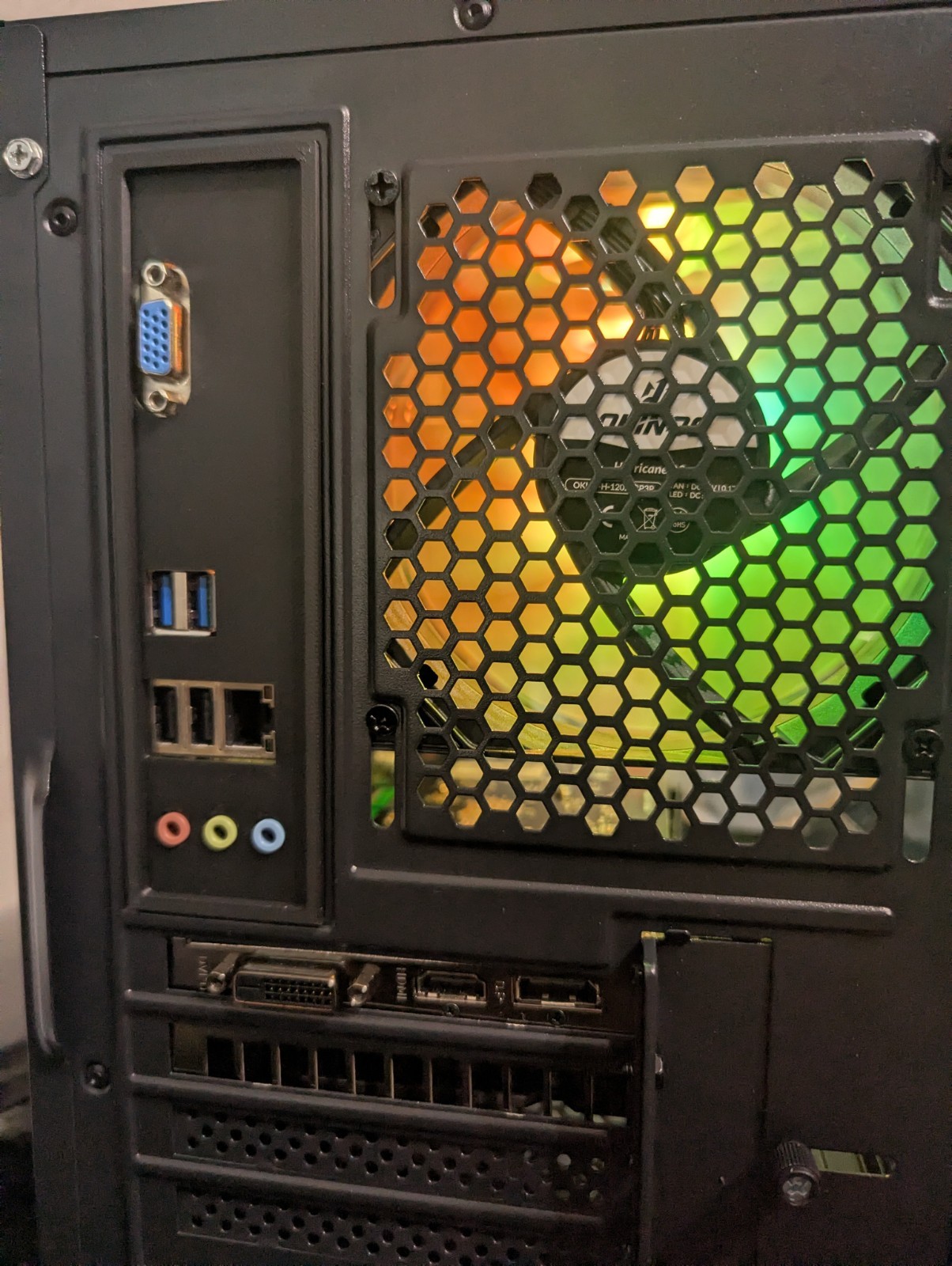 Gaming Desktop PC i7 4.2Ghz 16GB 500GB SSD GTX1660 ARGB Black WiFi Win 11