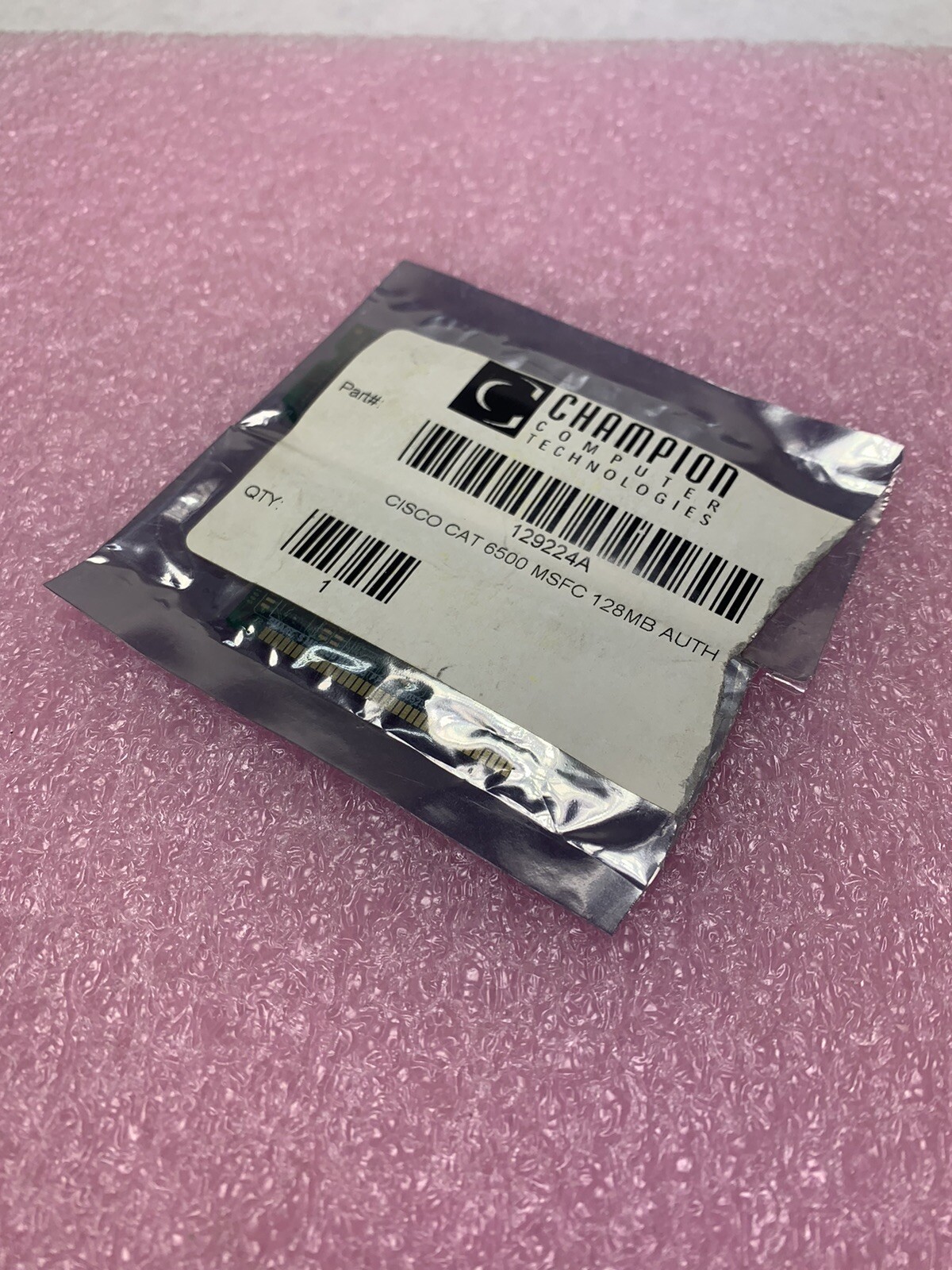 Champion Computers Tech CISCO CAT 6500 MSFC 128MB AUTH 129224A
