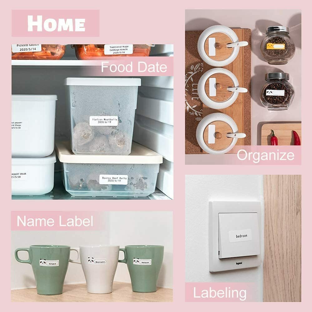 Phomemo D30 Mini Label Maker with Tape Easy-to-Use Thermal Sticker Paper Printer