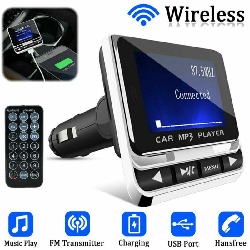 Bluetooth 5.0 Wireless Car FM Transmitter USB Charger Aux Adapter MP3 Hands-free