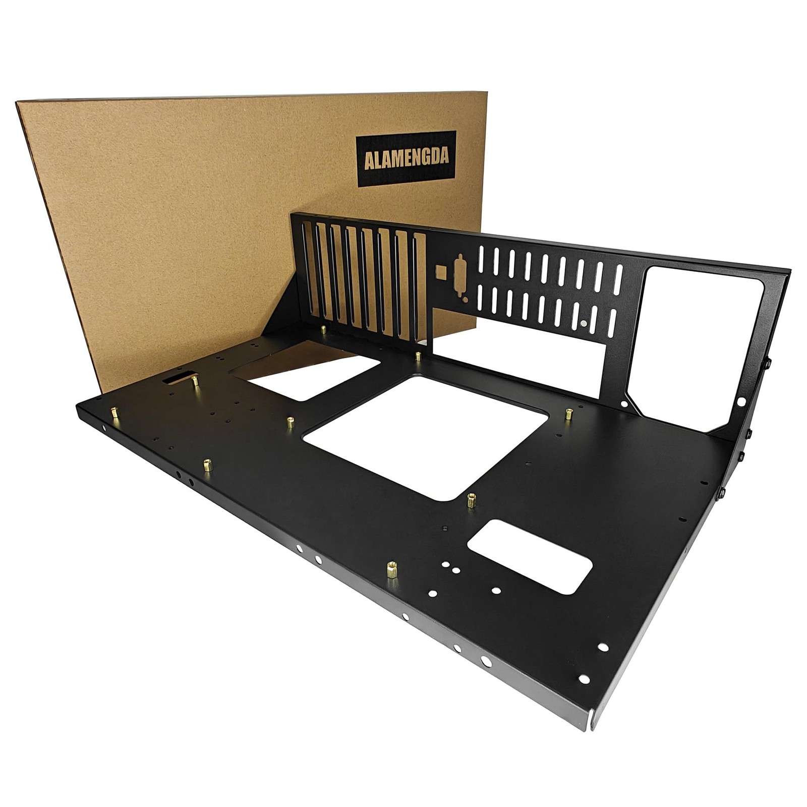 ALAMENGDA DIY Pc Test Bench, Open Chassis Case Rack for ATX/MATX/ITX Motherbo…