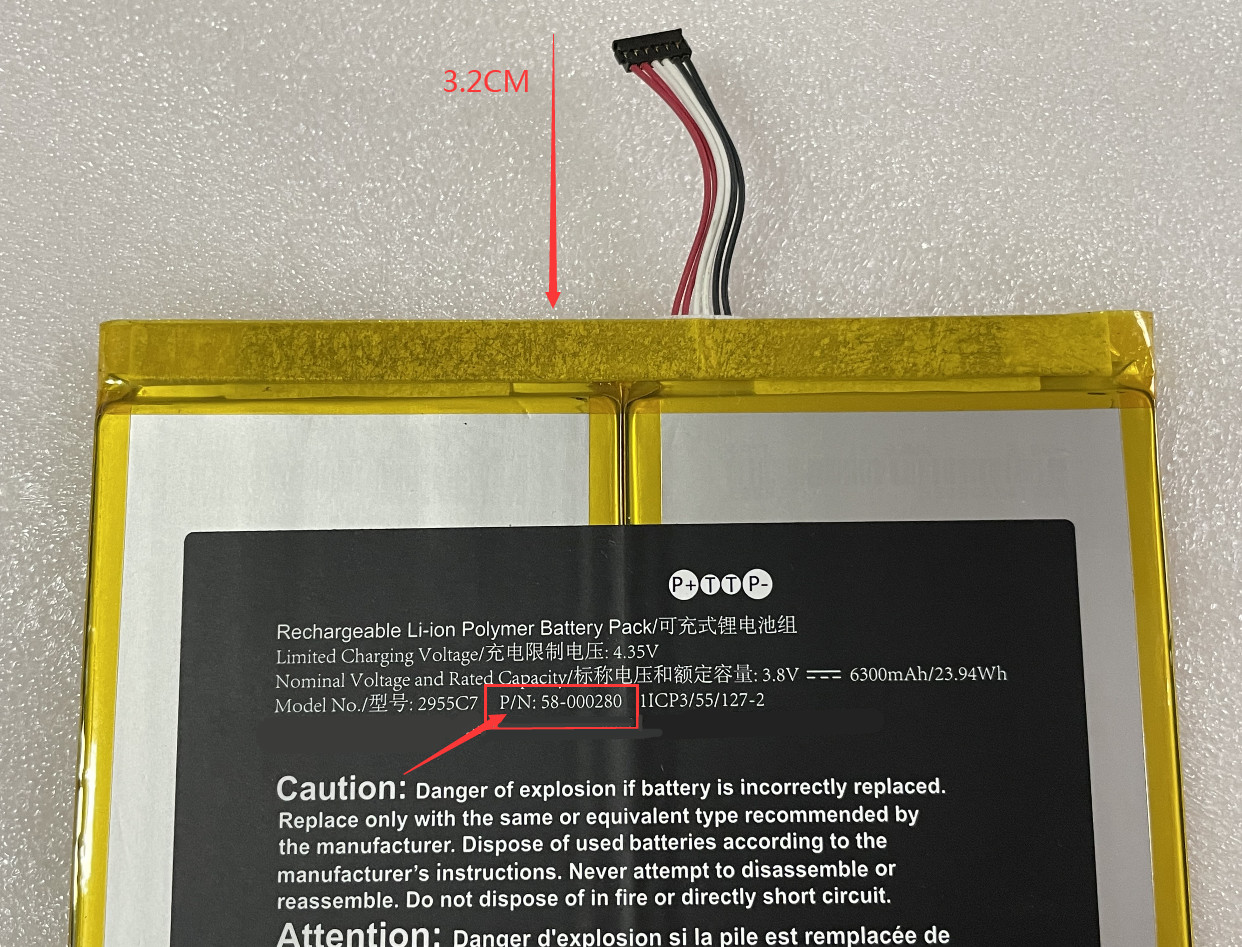 New 4.35V Battery 58-000280 for Amazon Kindle Fire HD 10.1 Series 2955C7 USA