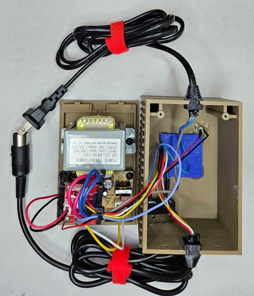 Commodore 64 Replacement Power Supply – Modern, Reliable, Assembled in USA- Grey