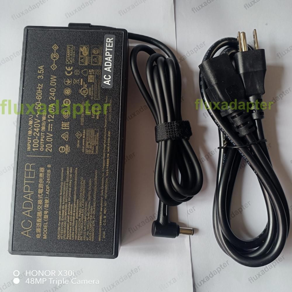ASUS 240W 20.0V 12A Adapter Charger for ASUS ROG Strix SCAR/Zephyrus ADP-240EB B