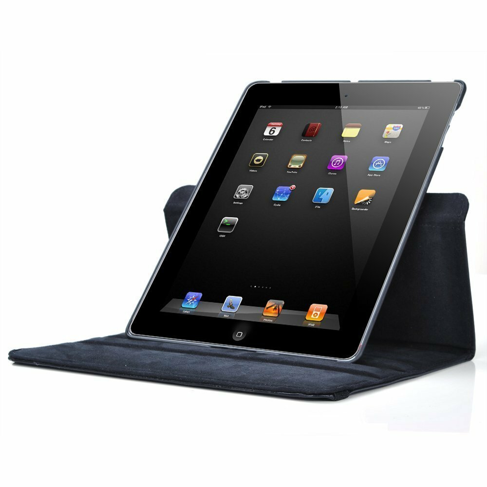 360 Rotating Leather Folio Case Cover Stand for iPad 2 3 4 Mini 4 5 Air 9.7 10.2
