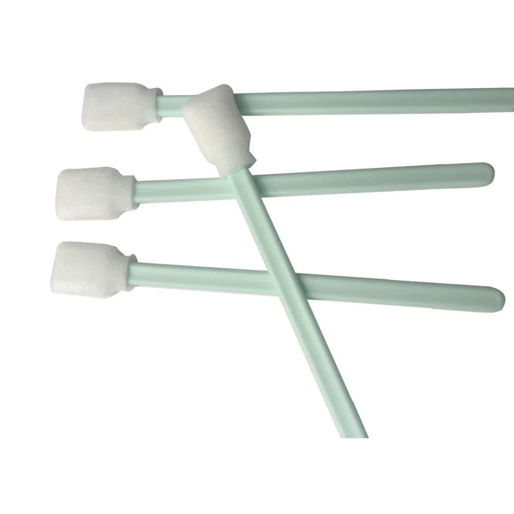 100-Pack Foam Tip Cleaning Swabs – Industrial Precision Sponge Sticks