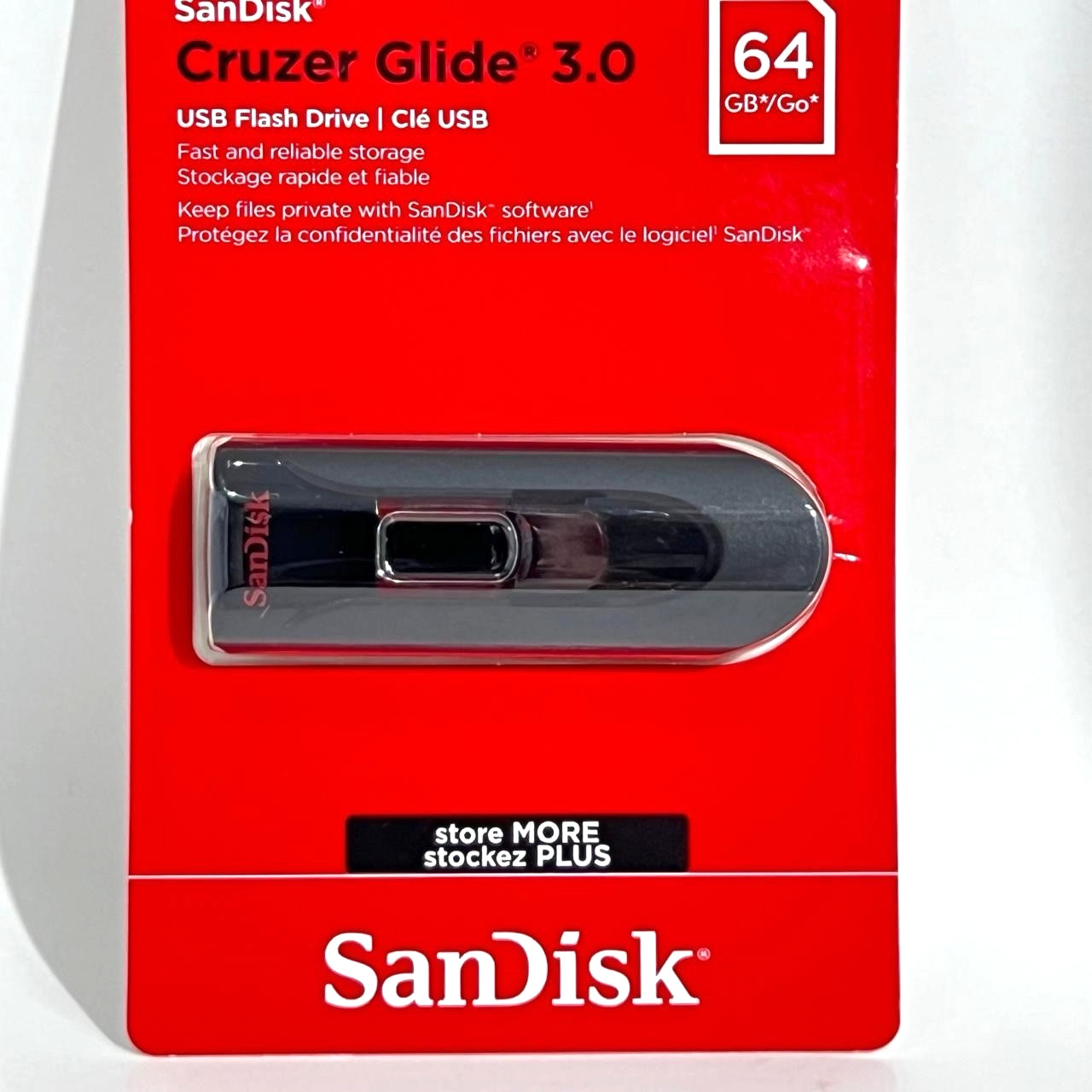 SanDisk Cruzer Glide 64GB Flash Drive USB 3.0 Thumb Memory Pen