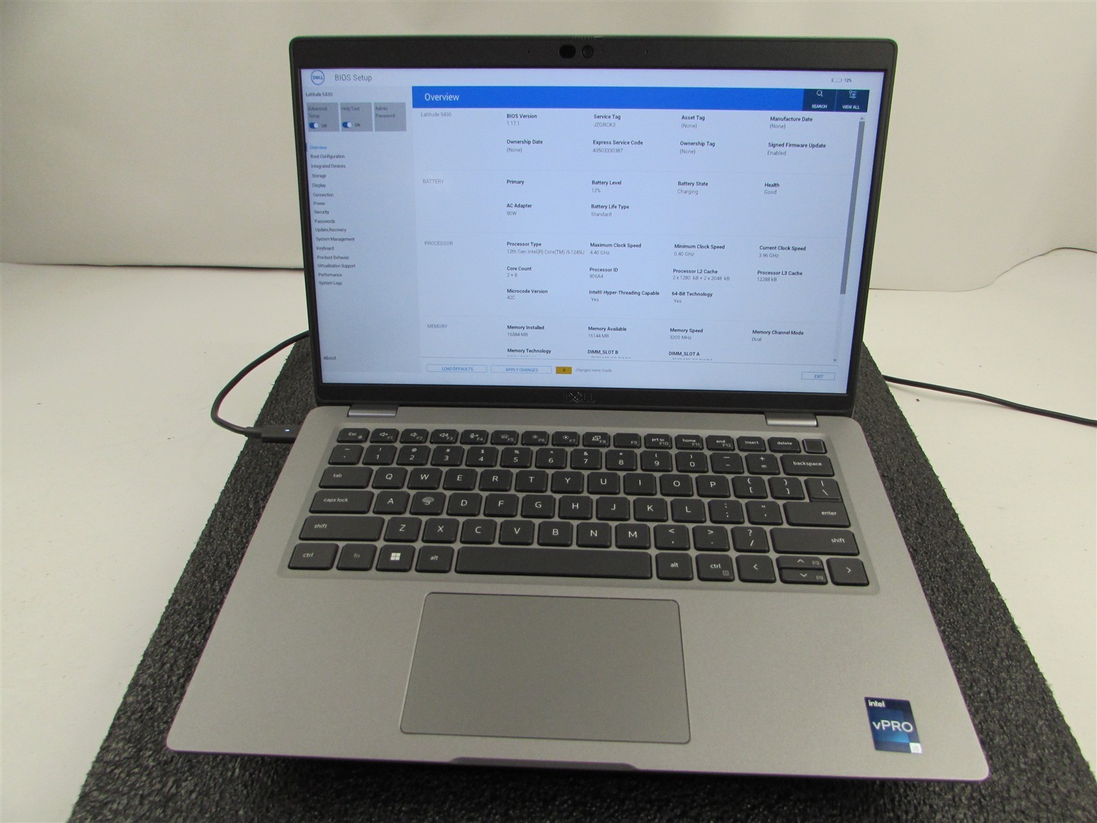 DELL LATITUDE 5430 1920X1080 FHD TOUCH I5-1245U 256GB SSD 16GB RAM NO O.S