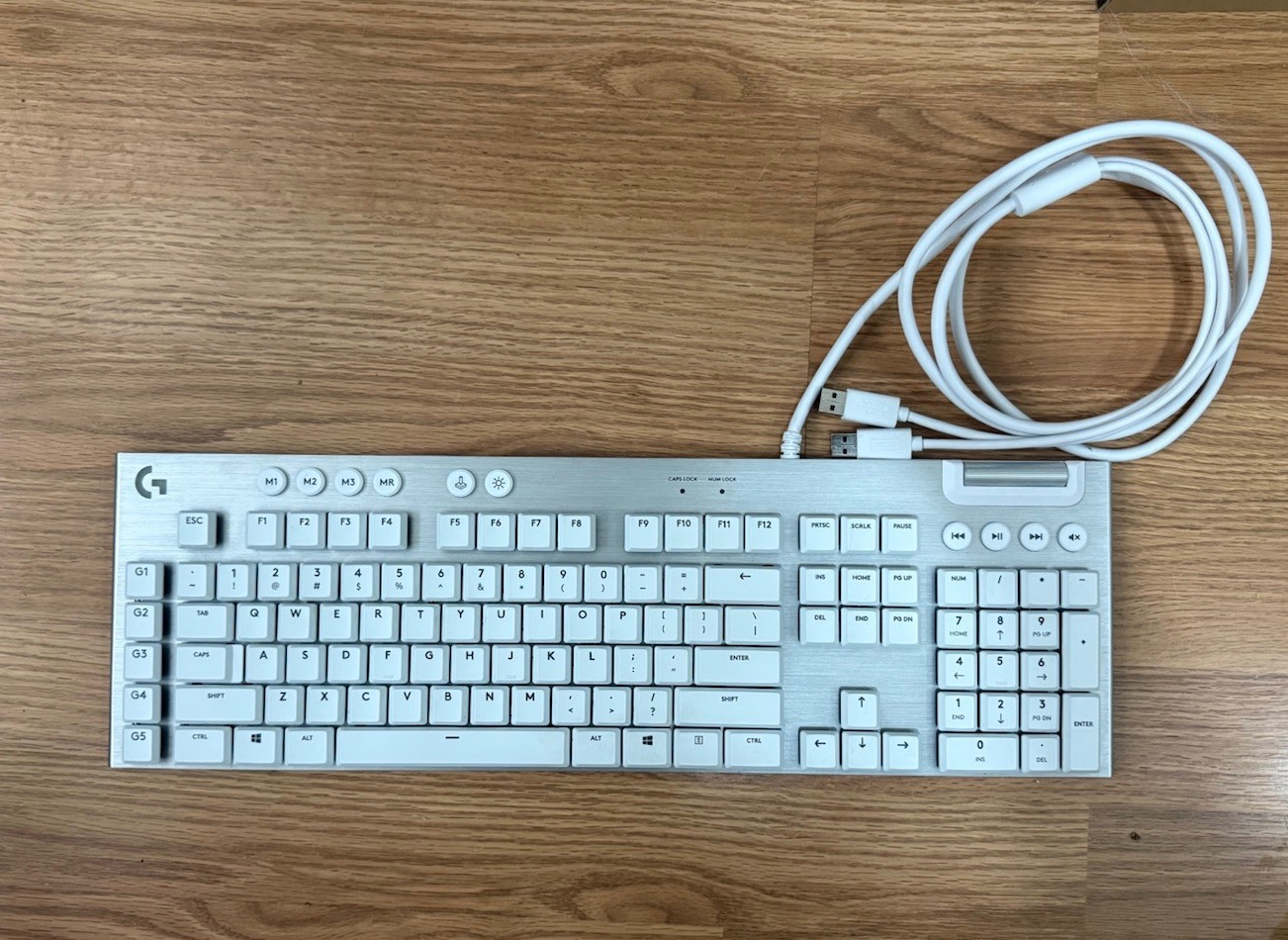 LOGITECH G815 (TACTILE) RBG MECHANICAL GAMING KEYBOARD WHITE
