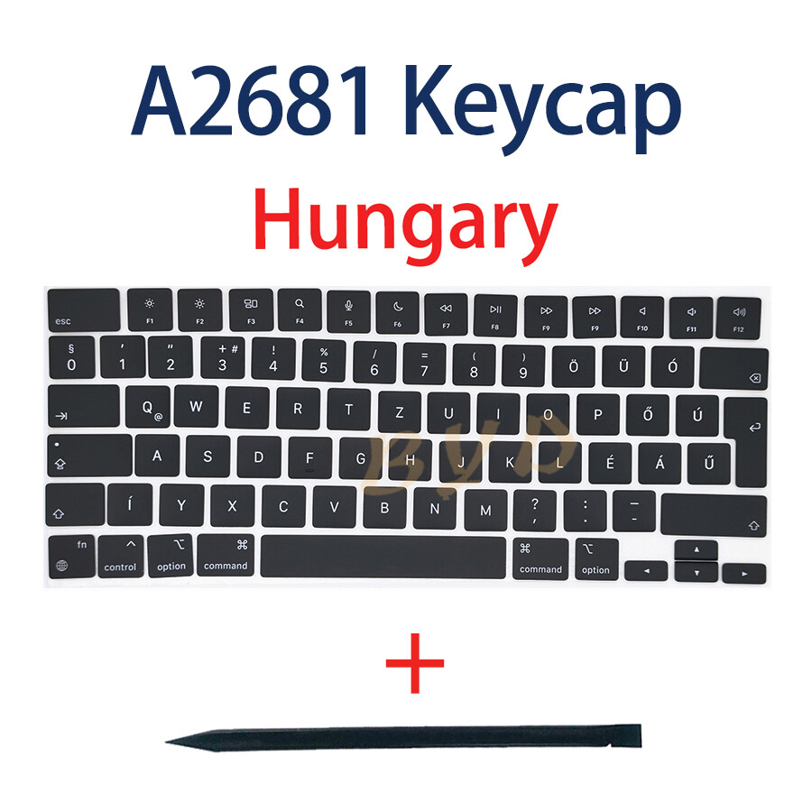 New Hungary Keycap Black Colour For MacBook Air Retina 13″ A2681 M2 2022 Year