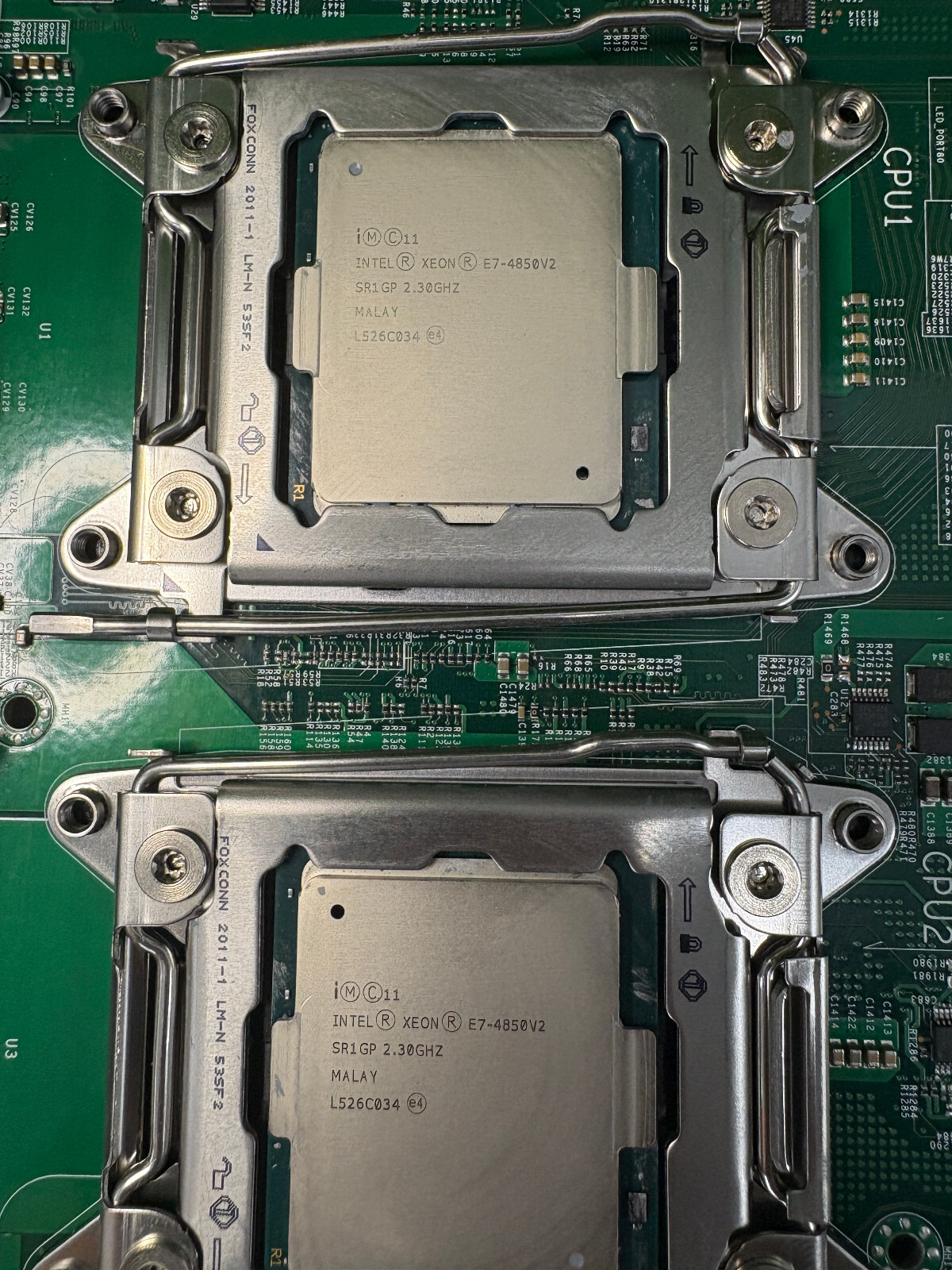 Supermicro X10QBi Quad CPU Socket R1 (LGA 2011) Motherboard w 4x Intel E7-4850