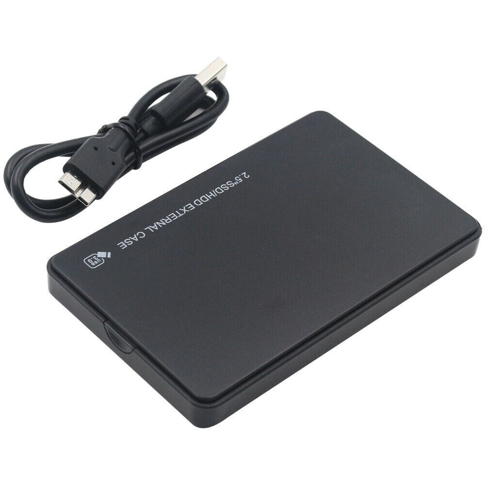 2.5″ SATA USB 3.0 Clear Hard Drive Disk HDD SSD Enclosure External Laptop Case