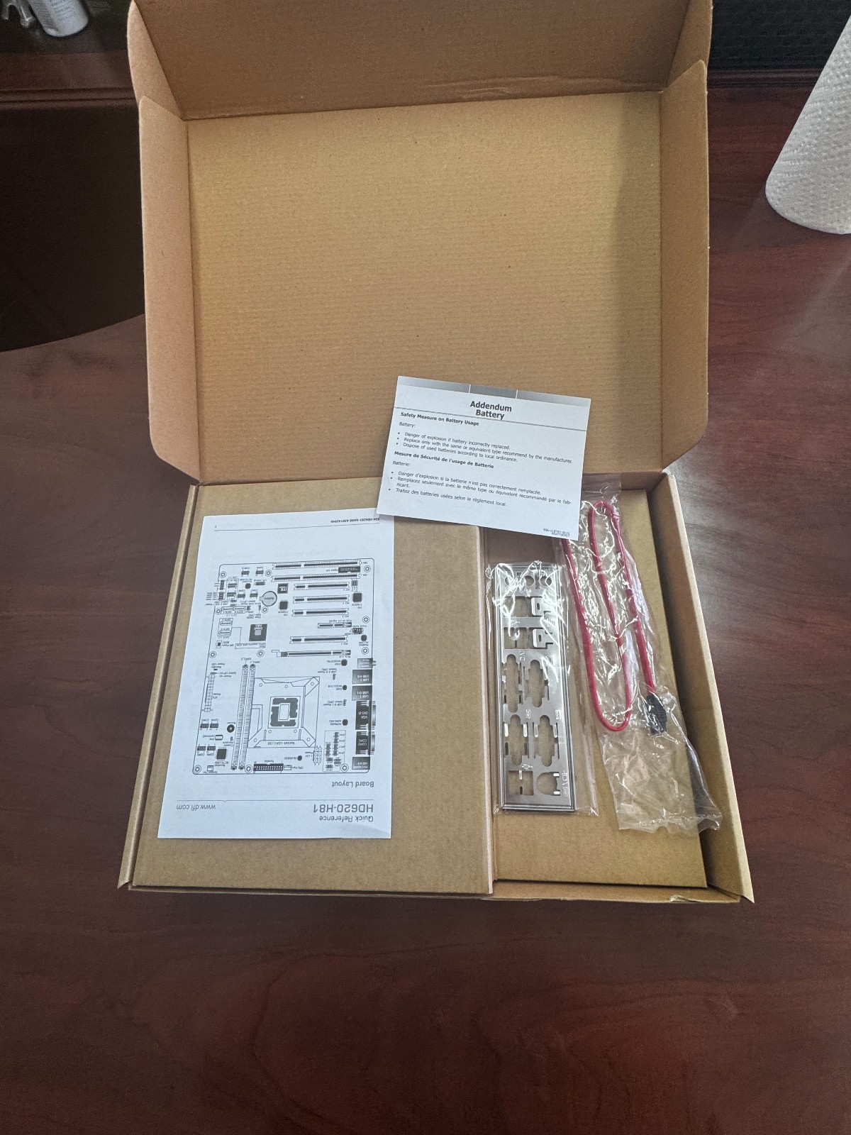 NEW OPEN BOX DFI HD620-H81X INDUSTRIAL MOTHERBOARD