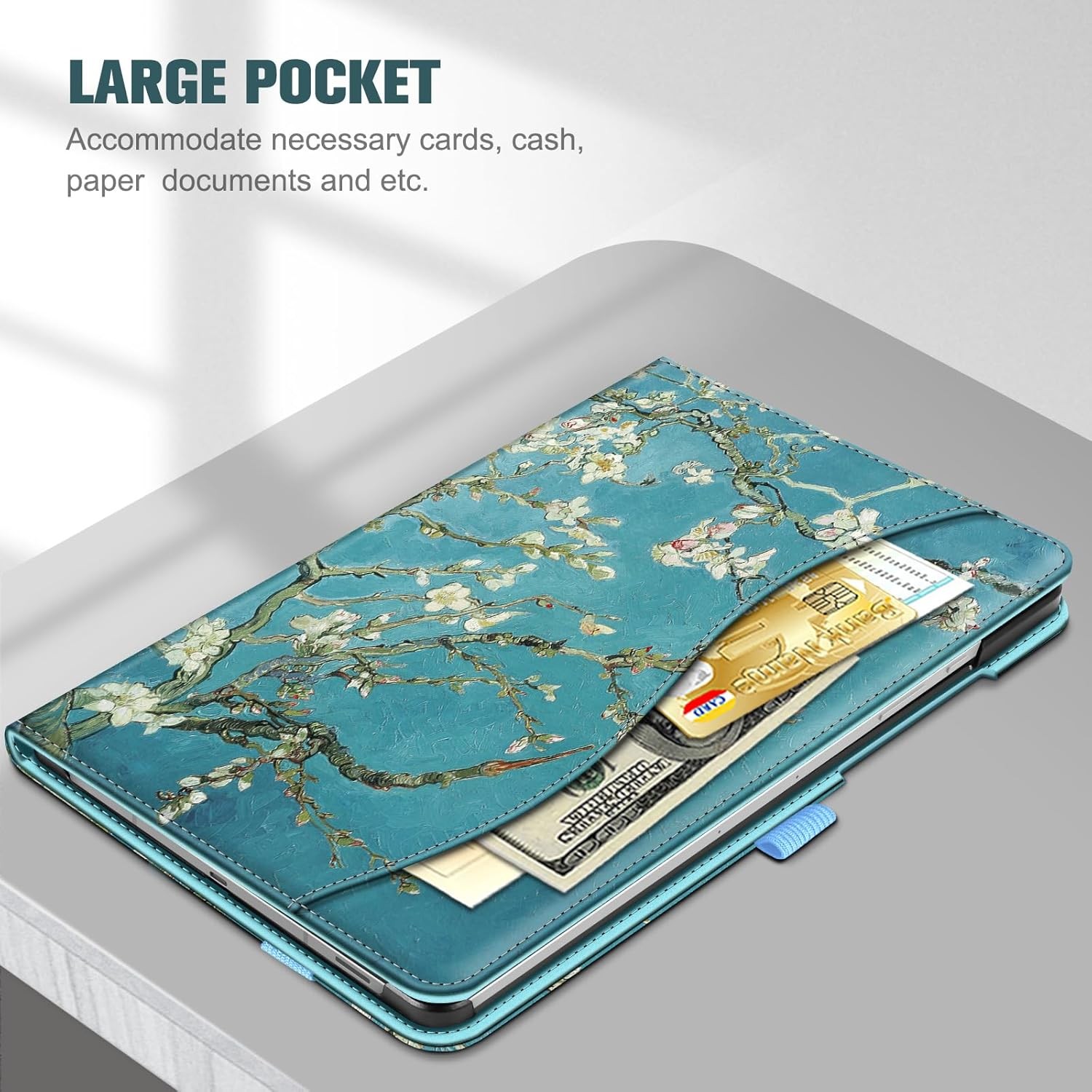 Case for Samsung Galaxy Tab S10 Lite/ Tab S10 FE Multi-Angle Viewing Stand Cover