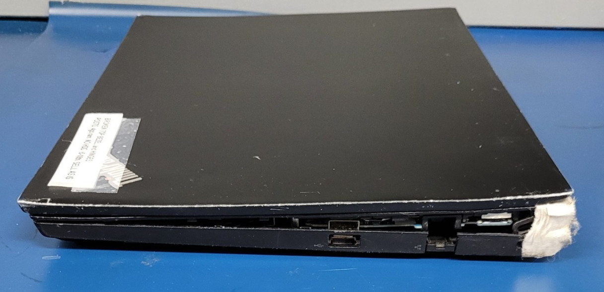 Lenovo ThinkPad E14 – Top Bezel & Hinges Broken – For Parts