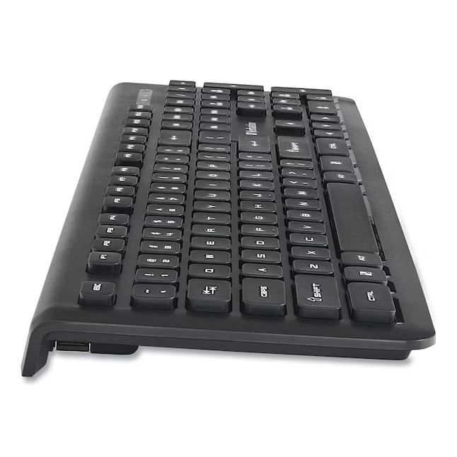 Verbatim 2.4Ghz Wireless Slim Keyboard Plug and Play USB Receiver 103 Keys Black