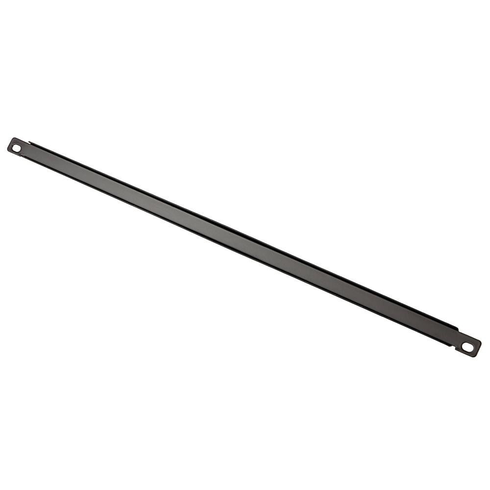 Auray 1/3U Steel Flanged Blank Panel for 19″ Rack Mount Equipment, Black