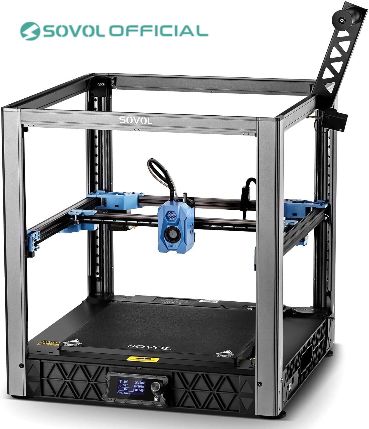 Used SV08 3D Printer Voron 2.4 Open Source 700mm/s Max Quad-Gantry-Levelling US