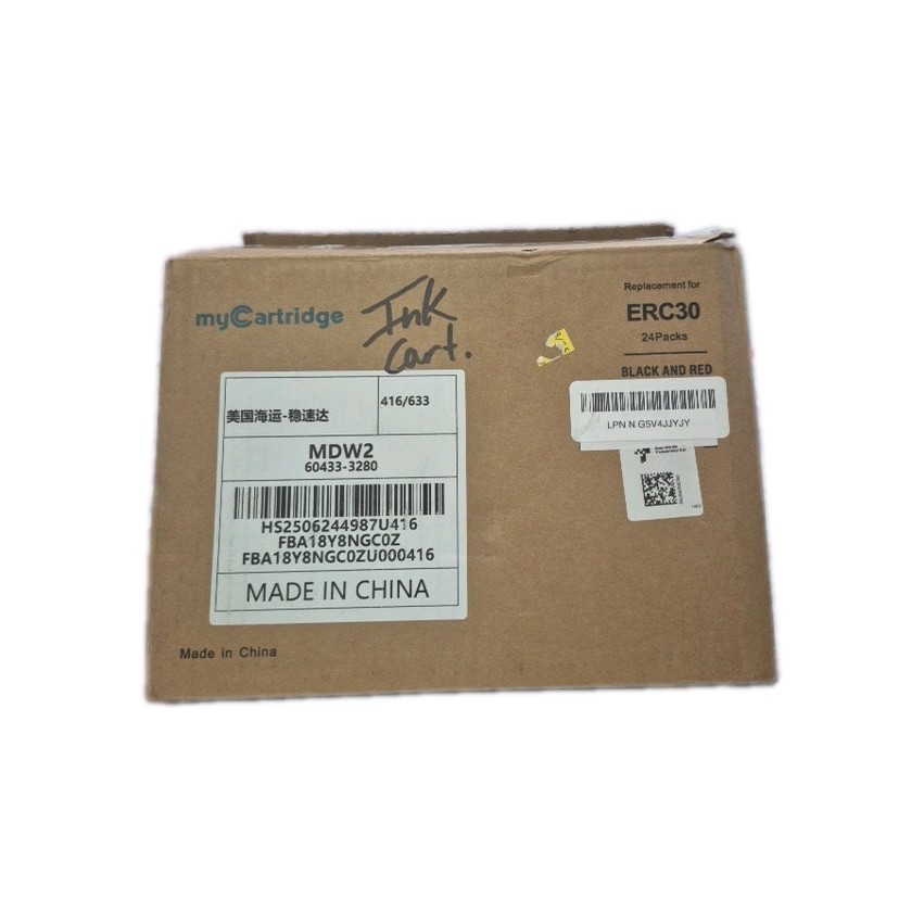 myCartridge 24 Pack ERC30 ERC-30 ERC 30 34 38 B/R Compatible with Ribbon Cart