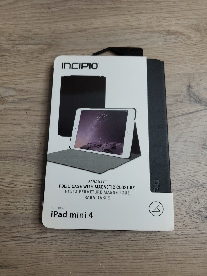 INCIPIO Faraday Folio Case with Magnetic Closure Stylus Included NEW