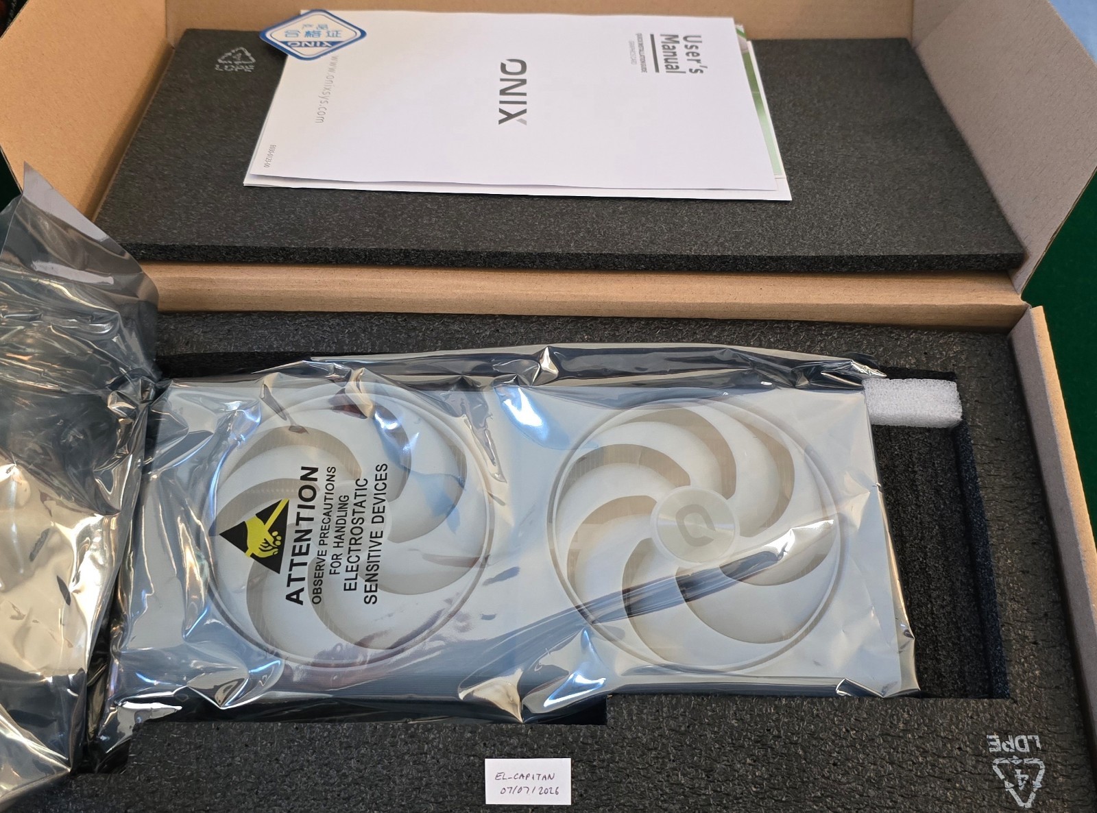 ONIX LUMI Arc B580 12GB GDDR6 PCI Express 4.0 x8 ATX Graphics Card 8346-00278