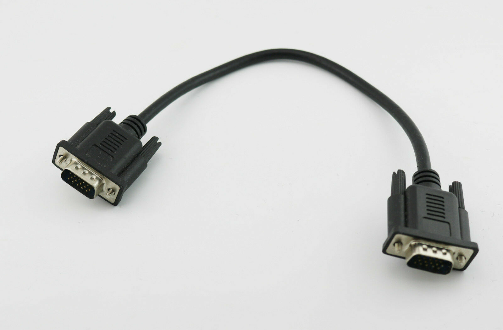 1pc HD 15Pin VGA D-Sub DB15 Short Video Cable Cord Male to Male for Monitor 30cm