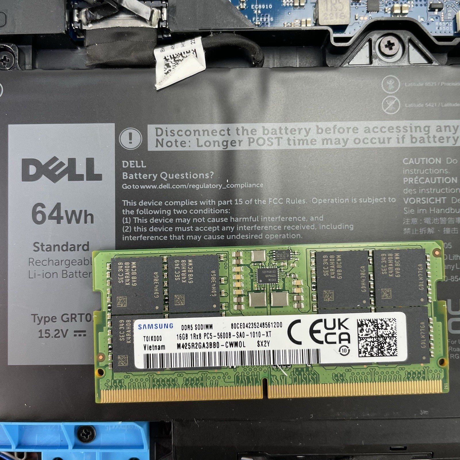 Dell Precision 3571 15.6″ i5-12500H 3.76 GHz 16 GB RAM No SSD/OS/AC