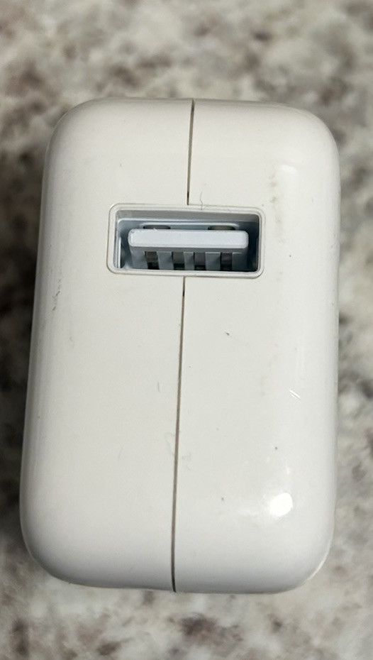 Lot of 2 Genuine OEM Apple 12W Single USB Wall Chargers Power Adapters