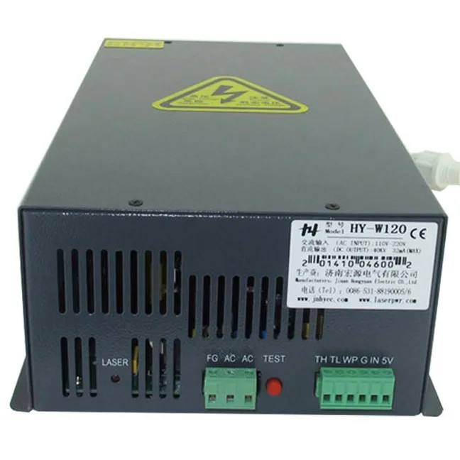 HY 60W 80W 100W 130W 150W 180W 200W High Voltage CO2 Laser Power Supply