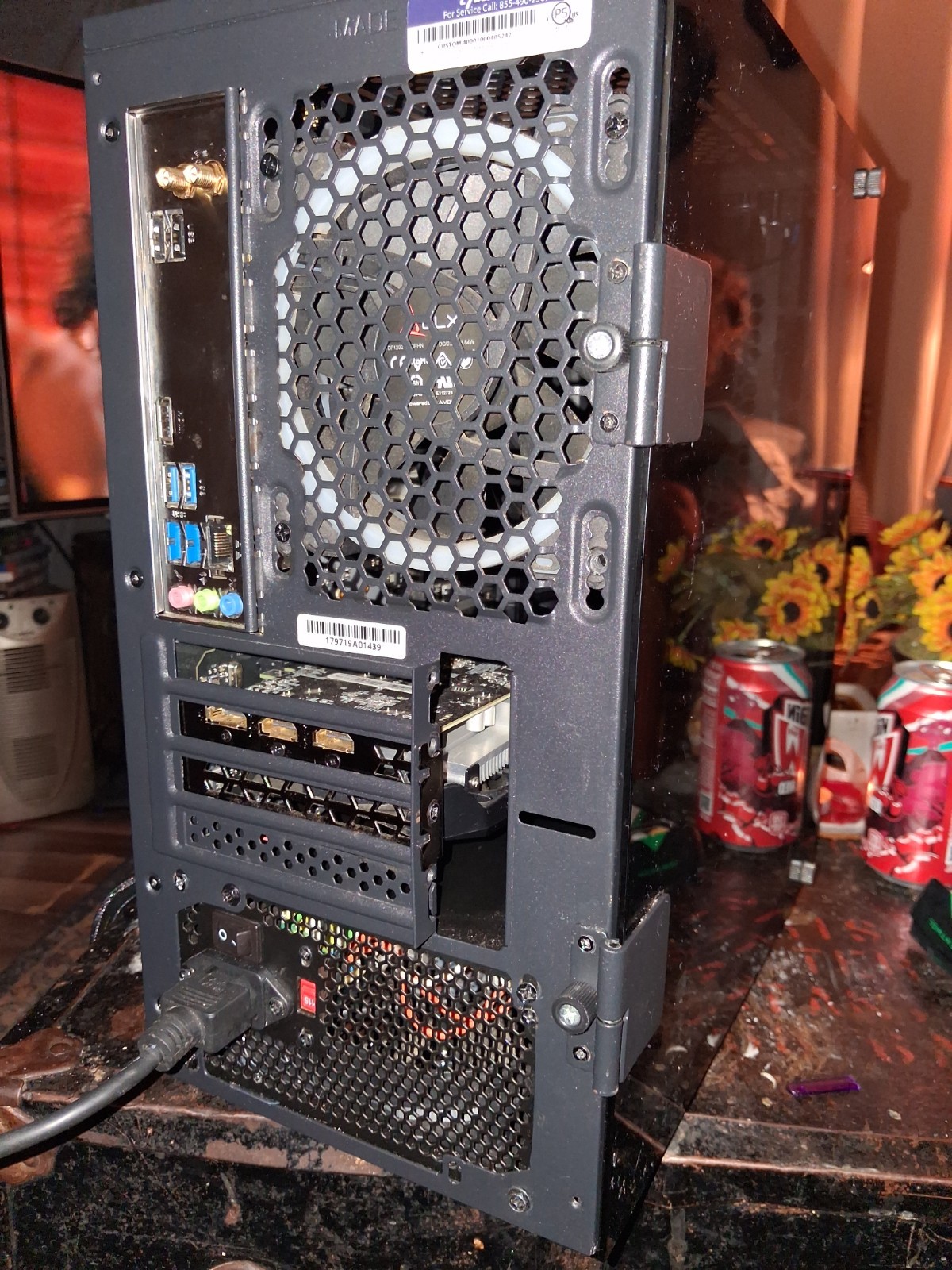 CLX Gaming Desktop Tower PC AMD Ryzen Dedicated Graphics Wi-Fi Black