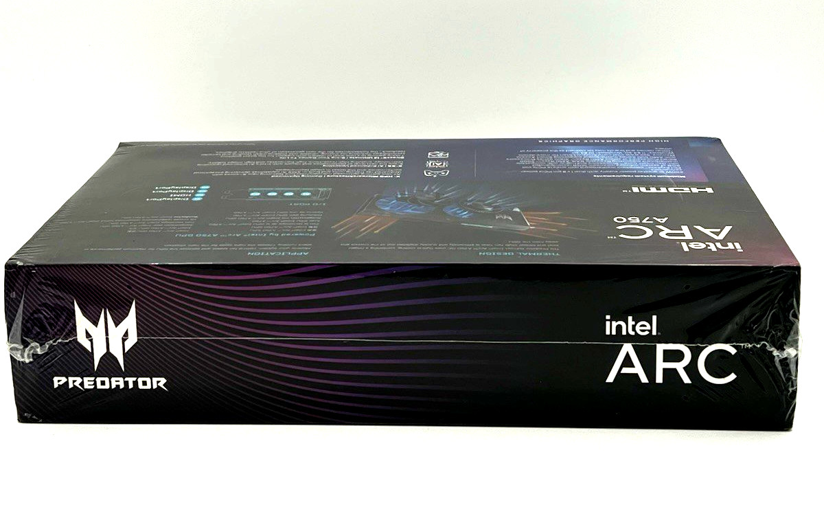 Acer Predator BiFrost Intel Arc A750 OC Graphics Card (Brand New SEALED)