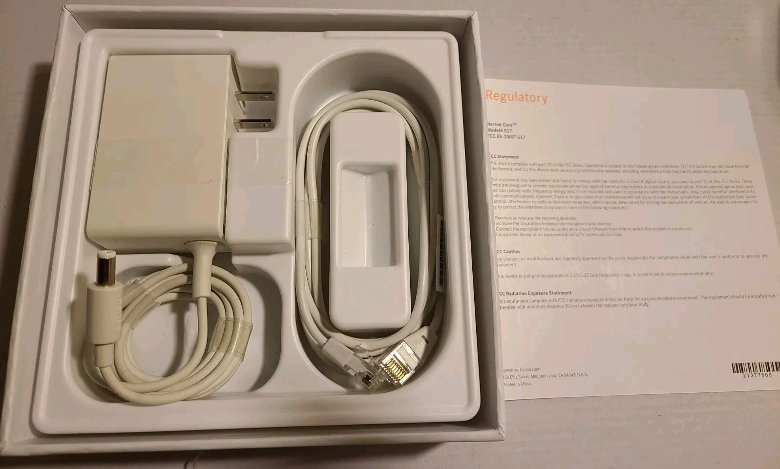 Symantec NORTON CORE Secure High Perform WiFi Router 517 Granite Gray 2.5Gbps
