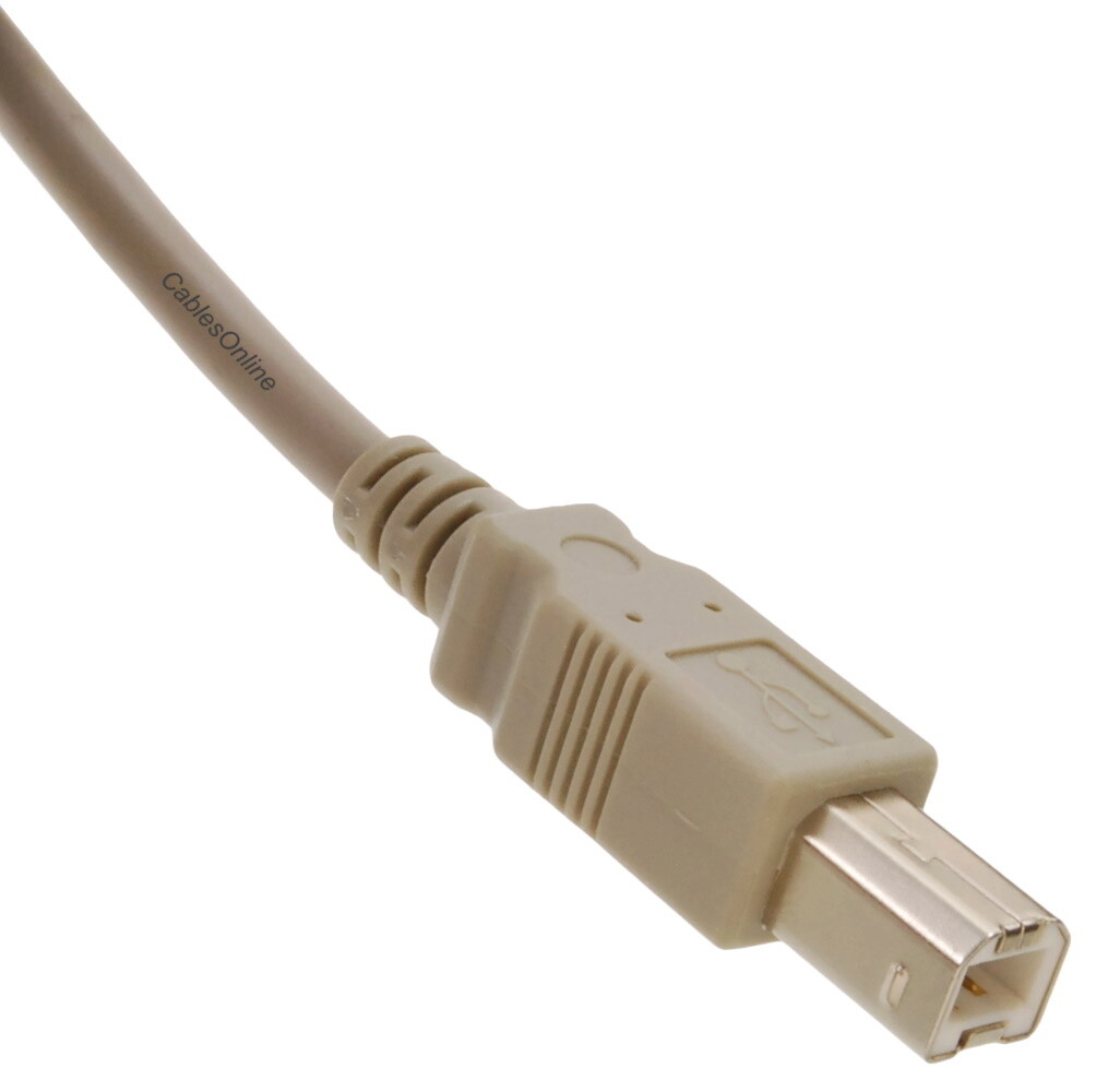 3ft USB Type-B Male to USB Type-B Male USB 2.0 Cable, CablesOnline USB2-BB03