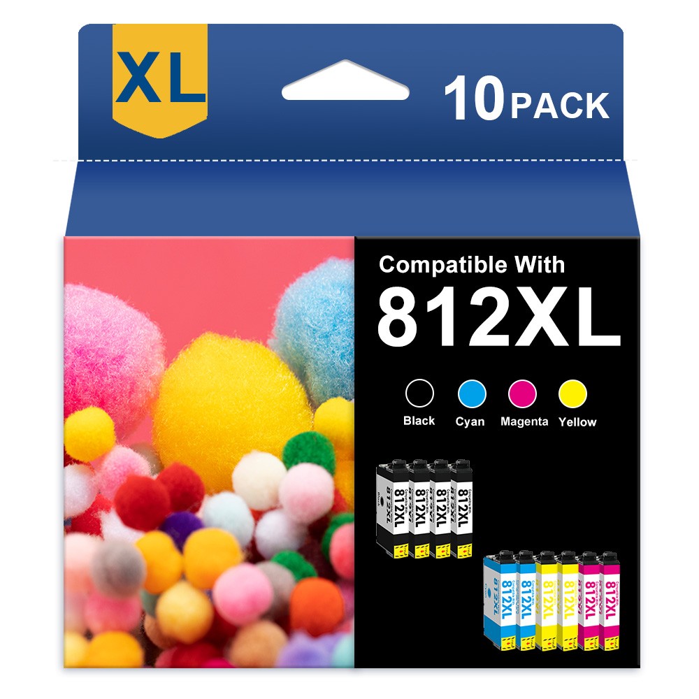 T812XL 812 XL Ink Cartridge for Epson WorkForce WF-7840 WF-7820 WF-7310 EC-C7000