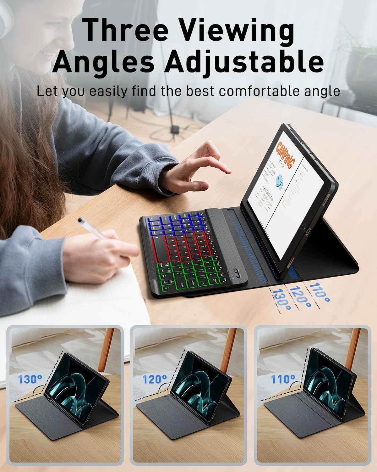 Case for Samsung Galaxy Tab S11 Ultra 14.6″ with Detachable Keyboard and S Pen H