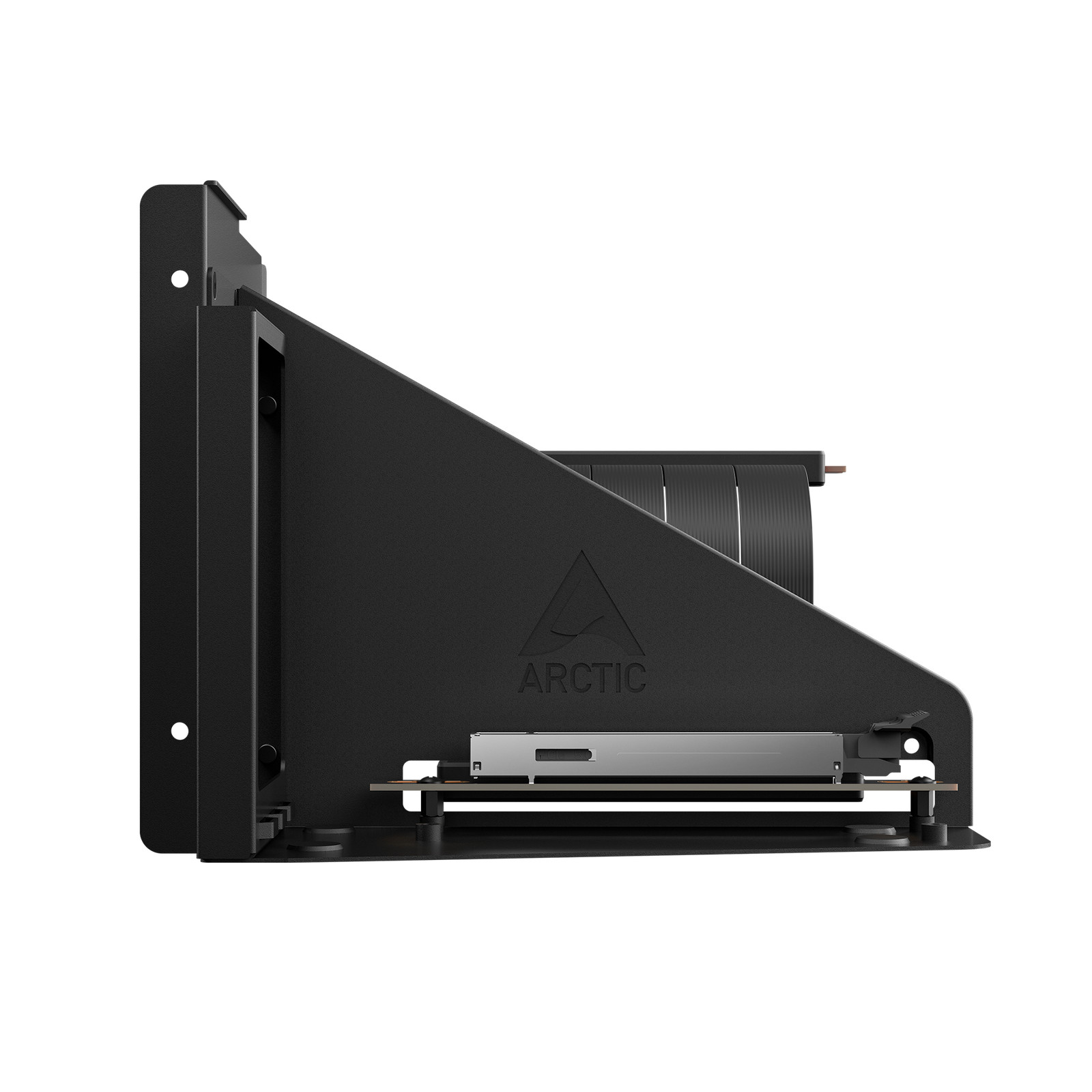 ARCTIC Accelero Vertical GPU Mount, PCIe 5.0 x16 Riser Cable 160mm (Black)