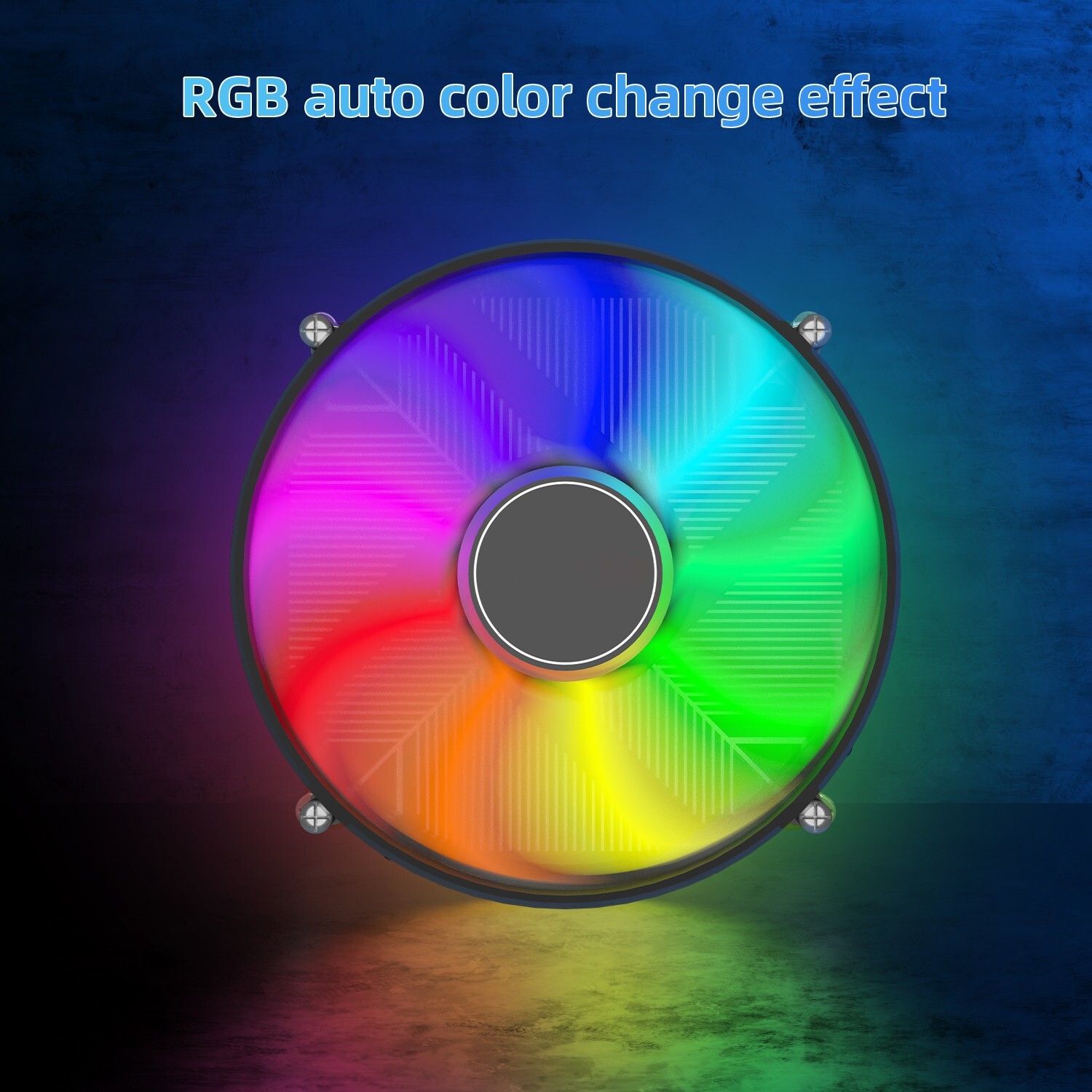 RGB CPU Air Cooler PC Computer 90mm Thermal Fan for Intel LGA 1700/1200/1150 USA