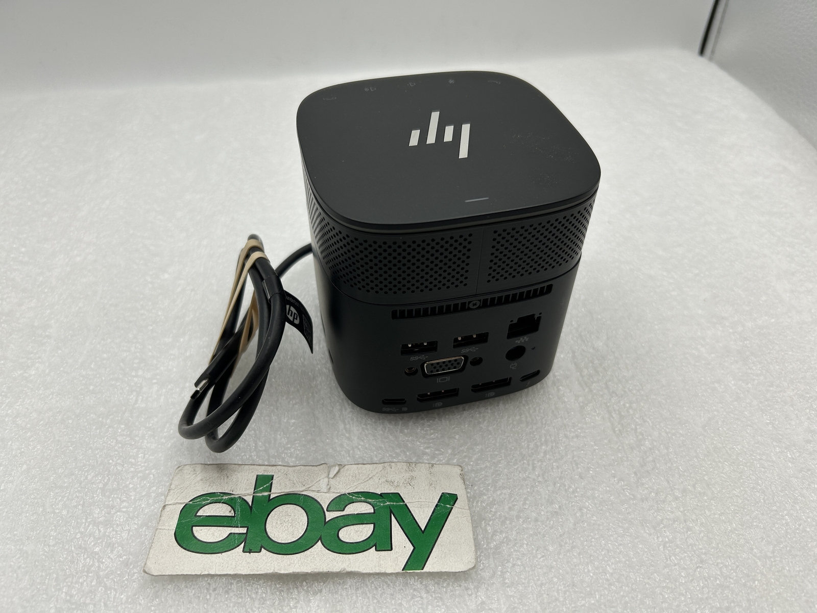 HP HSN-IX01 Thunderbolt 120W G2 USB-C Docking Station w/HSN-IA01 Audio Module