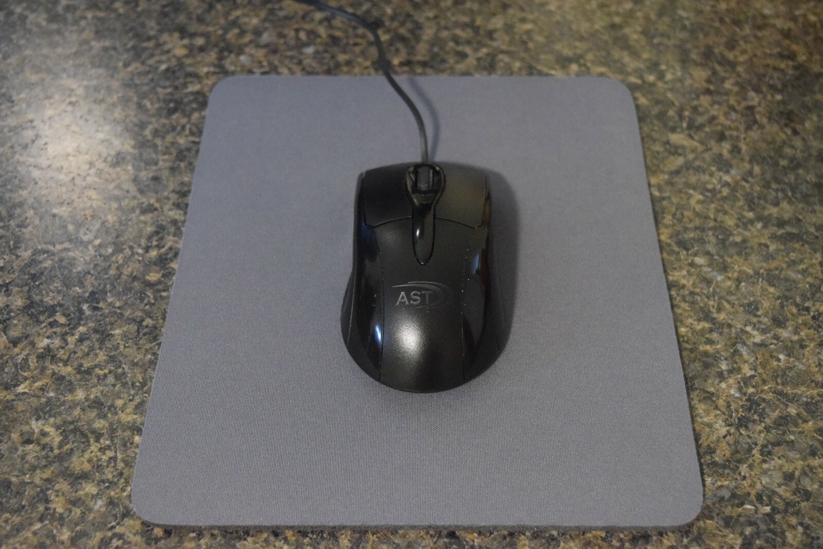 Non-Slip Solid Gray Mousepads for Computer (Set of Two) New 9.25 in. x 7.75 in.
