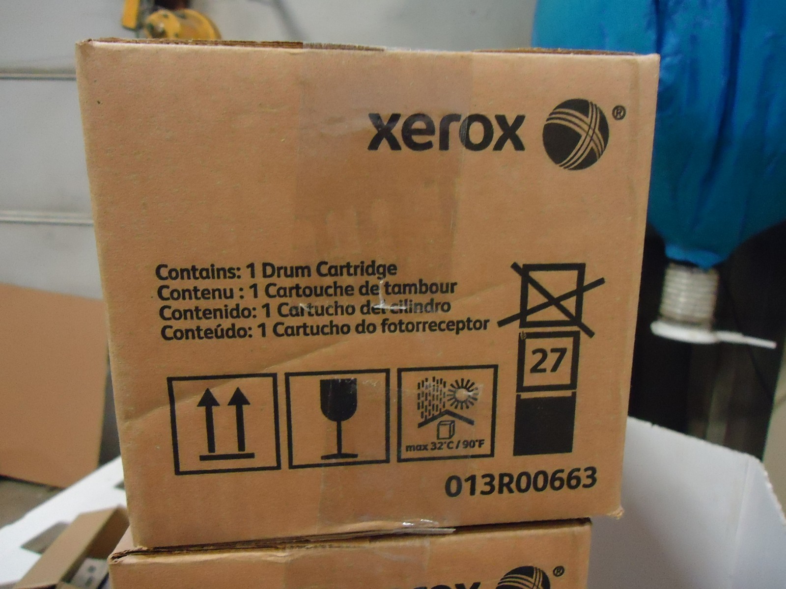 Lot of 5 Xerox 013R00663 Black Drum Cartridges